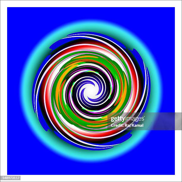 swirling shapes - plain studio background stock illustrations