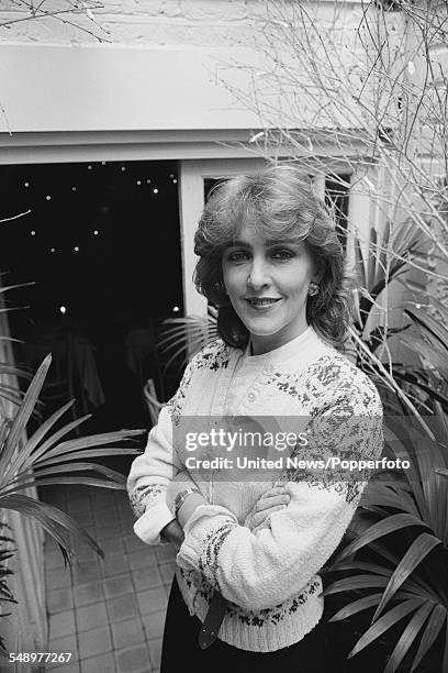 English actress Patricia Hodge pictured in London on 28th April 1983.