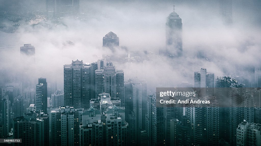 Fog over Hong Kong