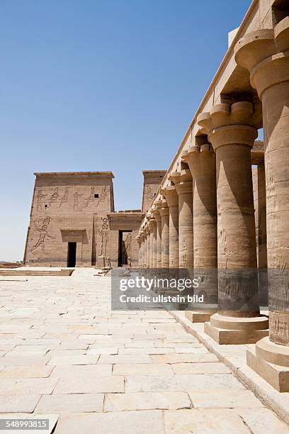 Temple of Isis on Philae Island, Aswan, Egypt