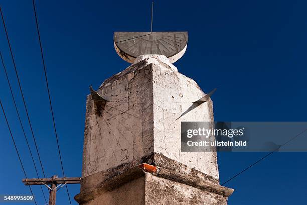 Sundial at Museo de las Casas Reales, Santo Domingo, Dominican Republic