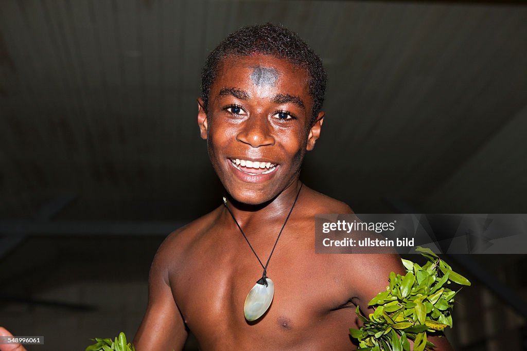 Natives perform Kava Ceremony, Makogai, Lomaviti, Fiji