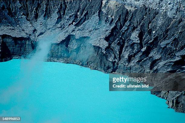 Crater of the Poas Volcano, Costa Rica, South america, Cocos Island, South america, Latin america