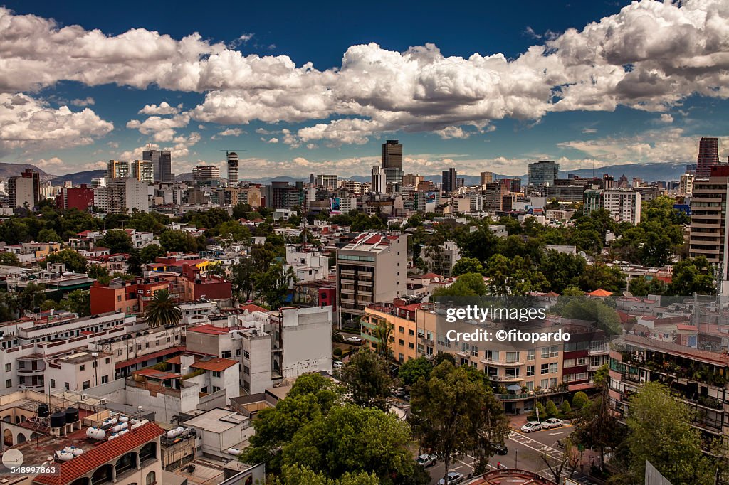 Polanco & Mexico City skyline