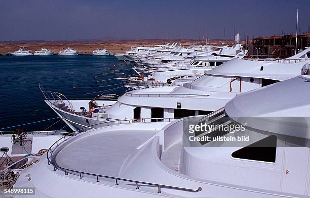 Liveaboards in habour, Egypt, Ras Galeb, Marsa Alam, Red Sea