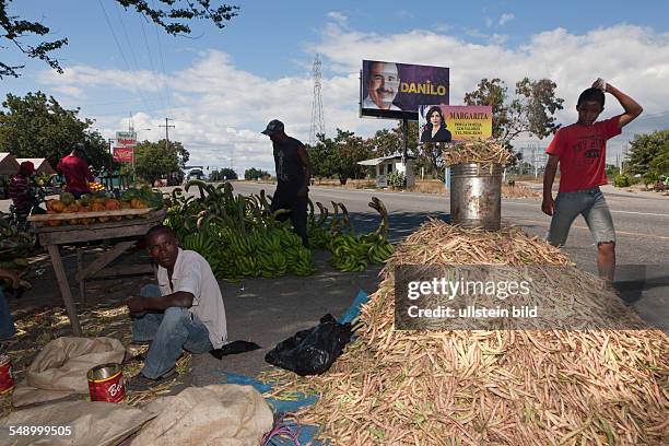 Countryside Vegetable Stall , Independencia Province, Dominican Republic