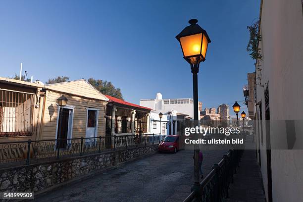 Street Scene at Colonial District, Santo Domingo, Dominican Republic