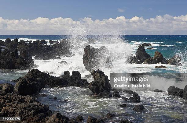 Keanae Point at Road to Hana, Maui, Hawaii, USA