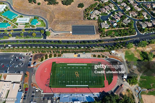 Football field of the Oak Ridge Trojans, Oak Ridge High School .