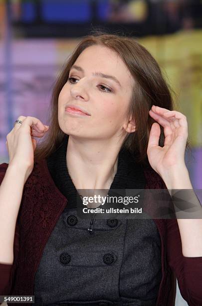 Marina Weisband in the Talk show "maybrit illner"