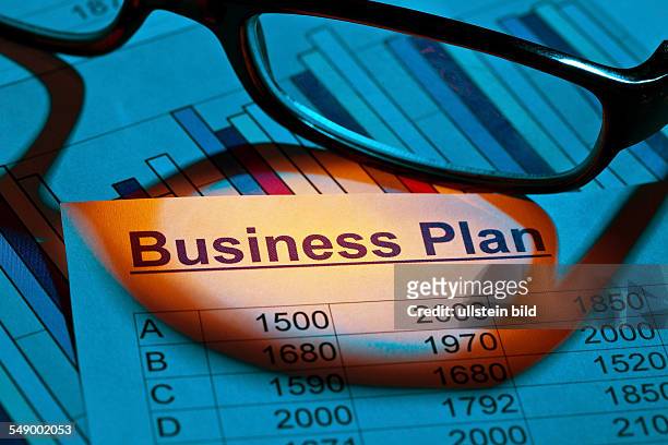Der Businessplan für eine Firmen oder Betriebsgründung. Planung eines Jungunternehmers.