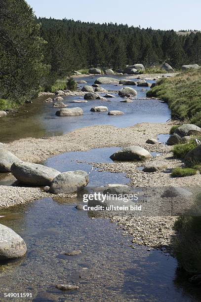 Frankreich, Cevennen: Der Oberlauf des Tarn bei Pont-de-Montvert, Department Lozere, im Nationalpark Cevennen