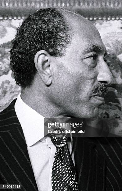 Muhammad Anwar al Sadat , Praesident von Aegypten