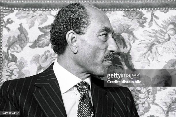 Muhammad Anwar al Sadat , Praesident von Aegypten