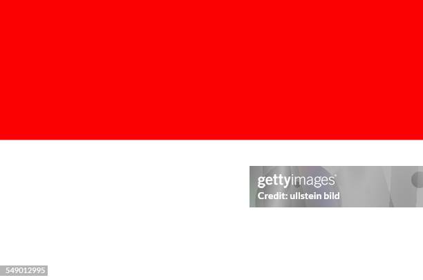 National flag of the Repblic of Indonesia.