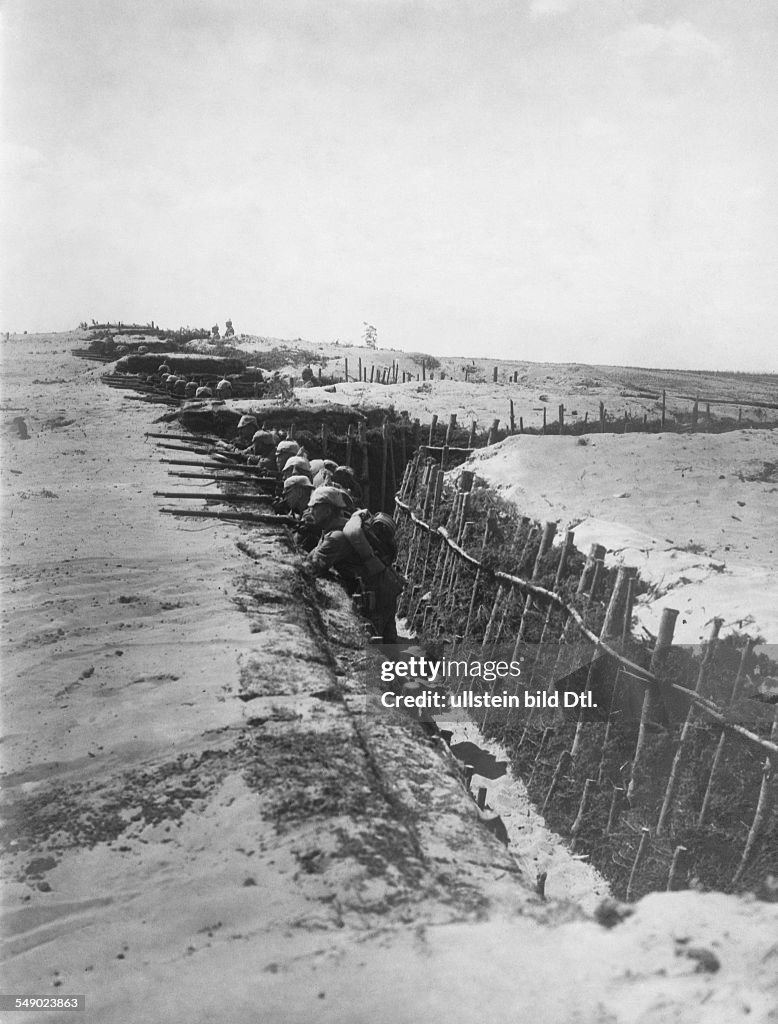 1. World War, Thesater of War, eastern front (russia)
