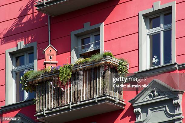 Balcony in the district " Prenzlauer Berg", Dunckerstrasse