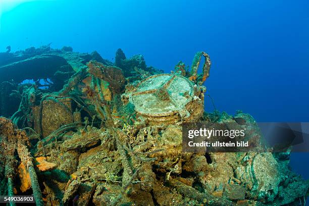 Wreckage of USS Saratoga, Marshall Islands, Bikini Atoll, Micronesia, Pacific Ocean