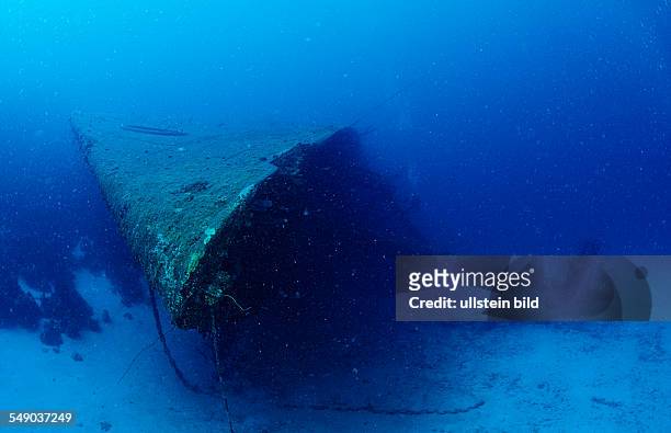 Hilma Hooker Ship Wreck, Bow, Netherlands Antilles, Bonaire, Caribbean Sea
