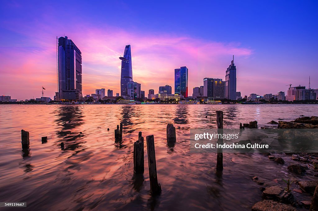 Ho Chi Minh City at night