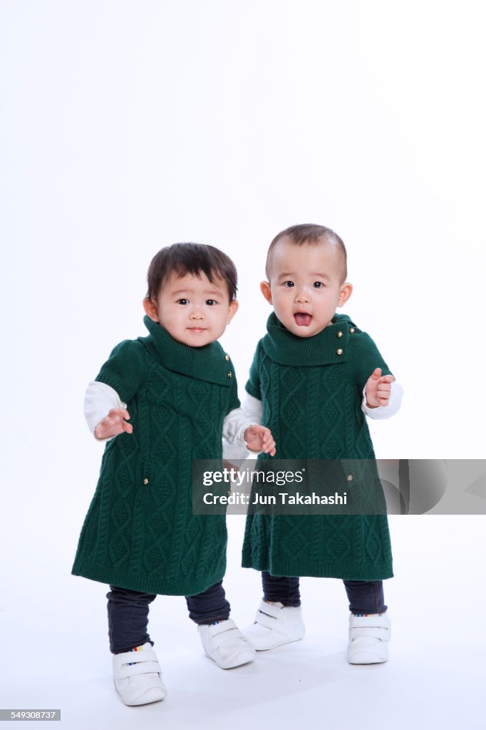 Portrait of Japanese babies