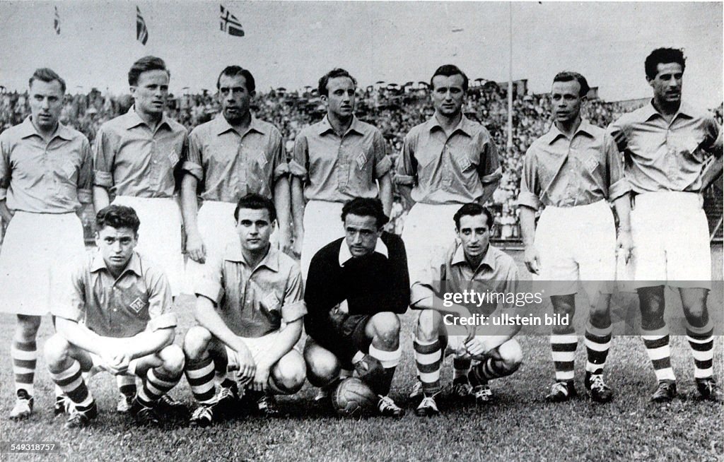 Qualifying for the Football World Championship 1954