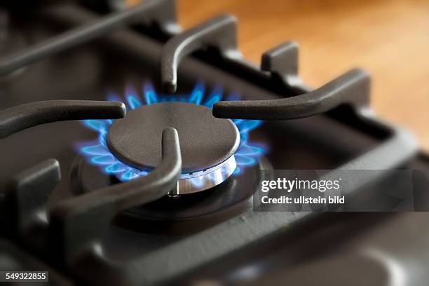 Gas cooker, Germany, Europe.