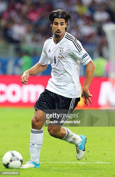 Sami Khedira , Sport, Fußball Fussball, UEFA EM Europameisterschaft Euro 2012 Halbfinale, Saison 2011 DFB GER BRDeutschland vs. Italien,...