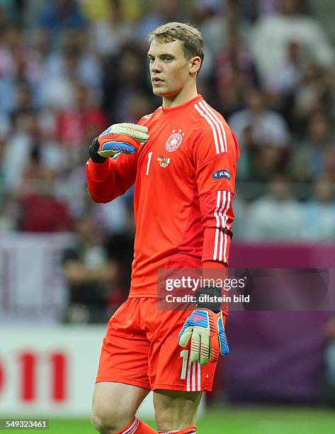 Torwart Manuel Neuer , Sport, Fußball Fussball, UEFA EM Europameisterschaft Euro 2012 Halbfinale, Saison 2011 DFB GER BRDeutschland vs. Italien,...