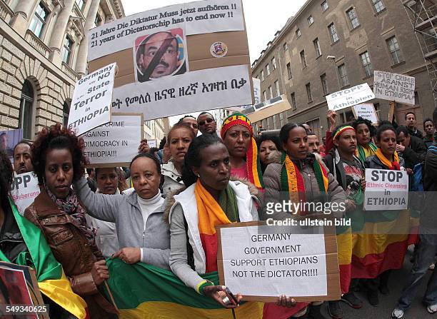Demonstration gegen die Diktatur in Äthiopien