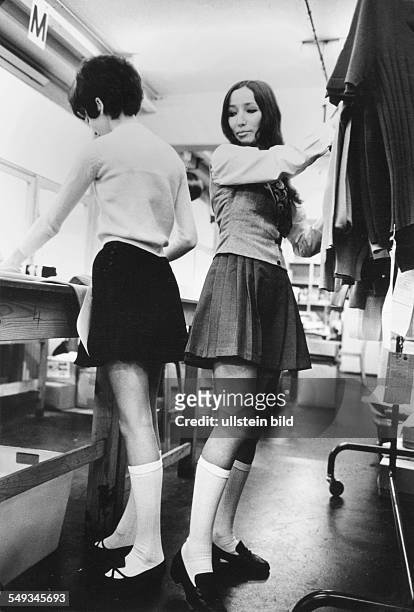 Girls wearing Mini in the sixties