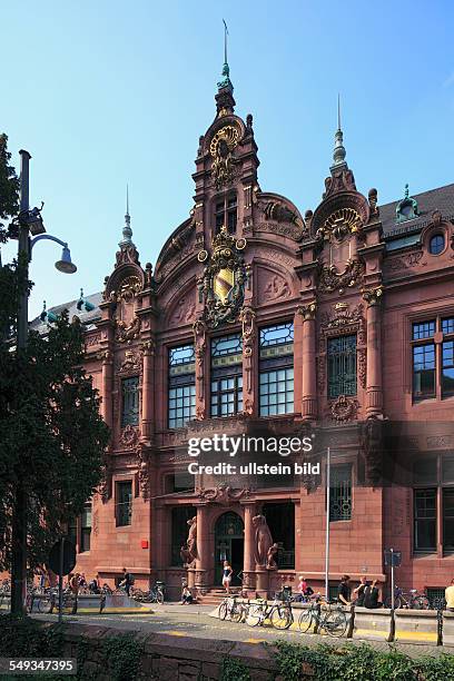 University of Heidelberg, University Library Heidelberg, renaissance, art nouveau, pluralism, Late historicism