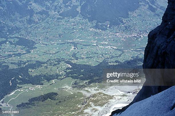 Um 1964, Blick auf Grindelwald