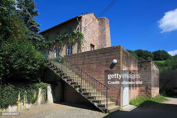 Heidelberg-Ziegelhausen, Neuburg Abbey, Benedictine monastery, former Benedictine nun monastery and Cistercian nun monastery