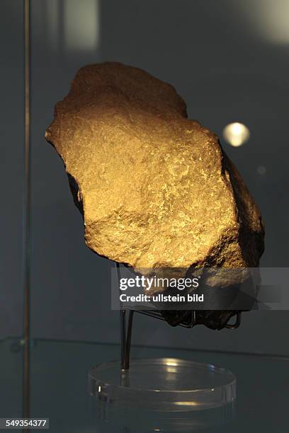 Koblenz-Ehrenbreitstein, Ehrenbreitstein Fortress, State Museum Rhineland-Palatinate, archaeological museum, biface, hand axe found in Willingen,...