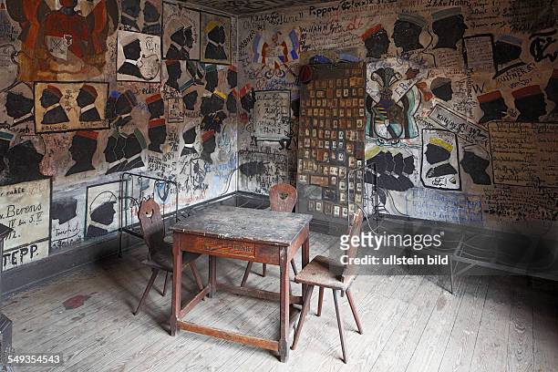Heidelberg, Karzer, detention room of the Heidelberg university, detention cell, graffiti painting