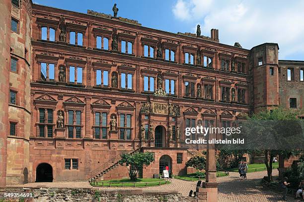 Heidelberg Castle, Ottheinrich building, ruin