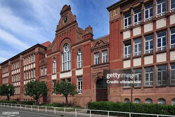 Heidelberg-Neuenheim, Johannes Kepler middle school, Moenchhof basic school, school building, art nouveau