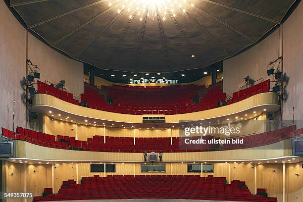 Kiel, opera house, art nouveau, interior view, gallery