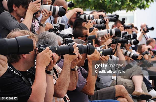 Internationale Filmfestspiele von Cannes / Das Festival de Cannes: Pressefotografen beim Photocall