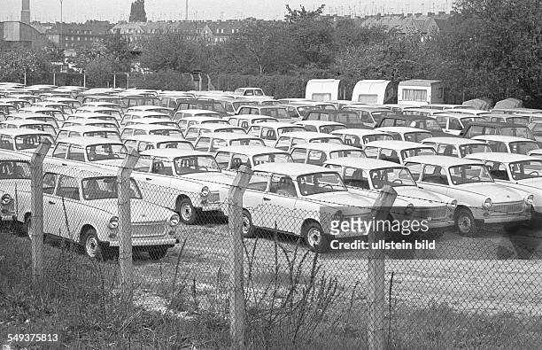 Trabant car distribution center in Brandenburg