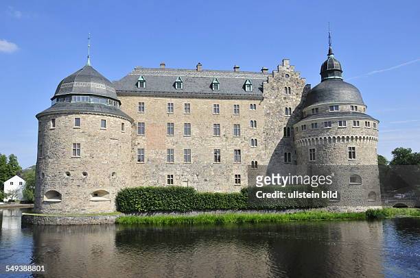 Aussenansicht des im 16. Jahrhundert erbauten Renaissance-Schlosses in Örebro, aufgenommen am 25. Juli 2012.