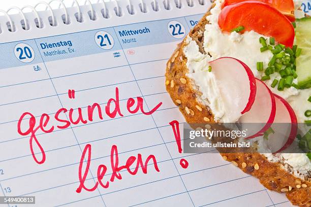 Ein Brot mit Topfen und Quarkaufstrich und Gemüse zur gesunden Ernährung.