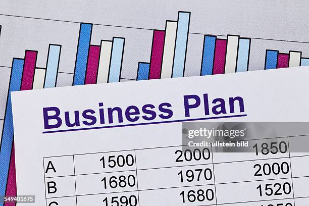 Der Businessplan für eine Firmen oder Betriebsgründung. Planung eines Jungunternehmers.