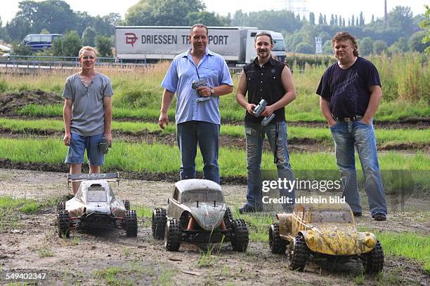 Germany, Reportage "Living at the highway 40". Bochum, RC-Cars