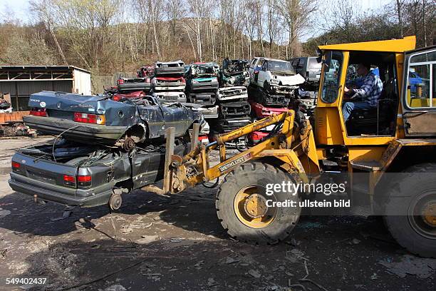 Germany, Essen: scap yard Franz Maag