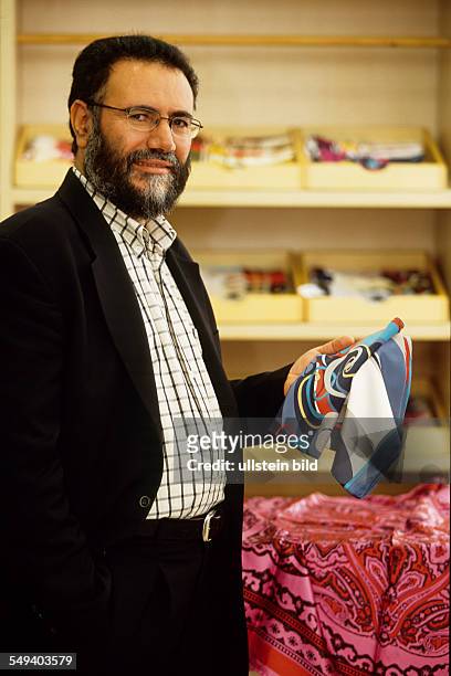 Turkey, Istanbul: Mustafa Karduman, CEO of the textile company TEKBIR, specialized in fashion for muslims