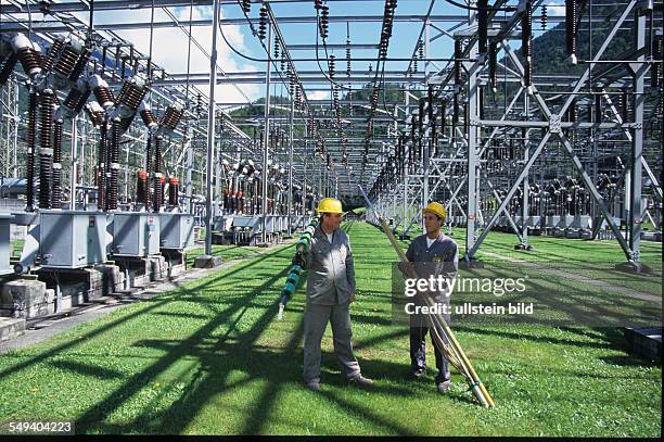 Switerland, Innertkirchen, electric power station Oberhasli