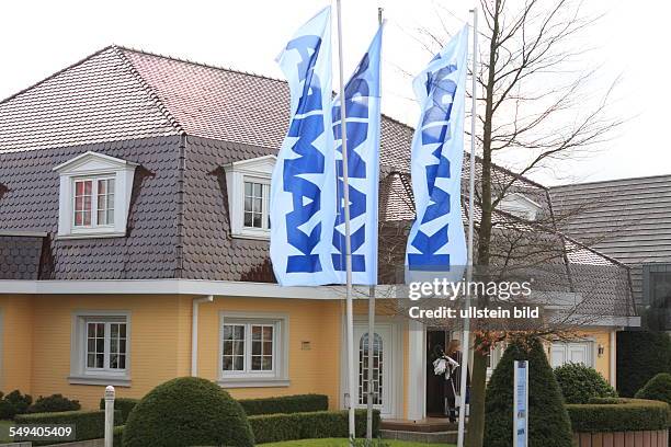 Germany, Wuppertal, prefabricated house of the company Kampa.