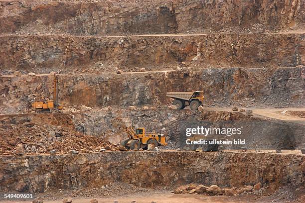 Germany, NRW, Hagen: The dolomite quarry Donnerkuhle of Rhine lime